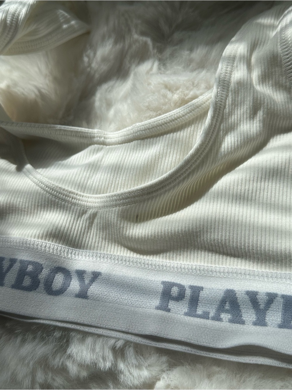 NWT PLAYBOY Logo Bralette with Band - Picture 4 of 4